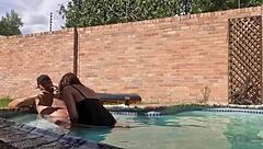 Ever fucked in pool with huge natural tits?