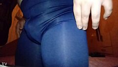 I twerk in my tight legging for him.