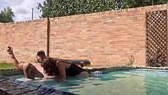 Ever fucked in pool with huge natural tits?