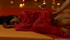 Sensual Indian Lover Touches Pussy with Wise Licks and Handjobs