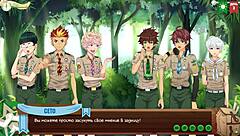 Russian-dubbed gay animation: Young twins explore their sexuality on a hiking trip