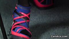 Unusual Doll Gets Jizz Shot On Face!