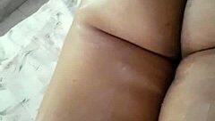 intense fingering on very big butt and wet pussy