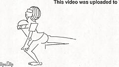 i love this art cartoon with smashing action and wet effects