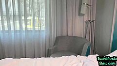 Dildo loving bottom barebacked by tattooed hairy stud until cumshot