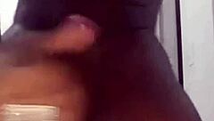 Beautiful latina trans sucks monster cock intensely