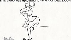 i love this art cartoon with smashing action and wet effects