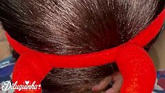 Brazilian milf with big tits gives pussy in hardcore