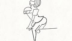 i love this art cartoon with smashing action and wet effects