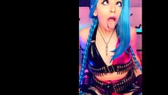 ahegao compilation from cosplay girl alicebong fetish babe tits costumes natural big solo pussy