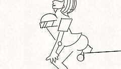 i love this art cartoon with smashing action and wet effects