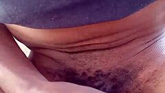 Stroking Big Black Cock And Moaning Outdoors In Homemade Video