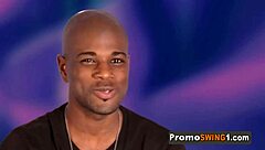 Interracial couple enjoys sensual breast play in amateur video