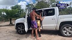 Boss Vivi Gets Anal Fucked By Employee On Farm.