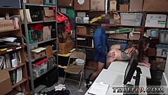 black cop eyes teen suspects in hardcore threesome with lp police