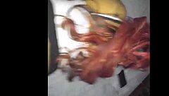 Hairy redhead MILF gets pounded from behind
