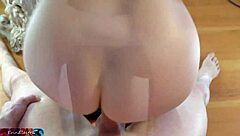 Curvy housewife Erin Electra gets a satisfying blowjob and fucks a big cock