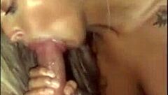 finnish amateur eagerly sucks on massive cock