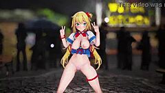 Hololive Aksi Haato Performs Ghostdance MMD