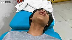 Young Latina Twink Opens Legs for Anal