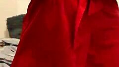 Petite Teen 18+ In Red Lingerie Masturbates