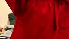 Petite Teen 18+ In Red Lingerie Masturbates