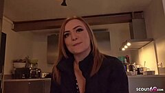 German Scout Fucks Redhead Whore Alice On Camera First Time