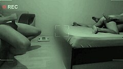 cuckold jerks off watching wife cheat