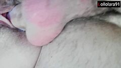 Crazy for Hairy Pussy in Italian Cumshot Session!