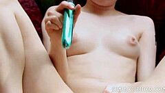 Cute Young Teen Fucks Her Pink Pussy With Dildo On Webcam