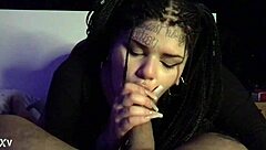 tattooed argentinian girl sucking cock like a pro?