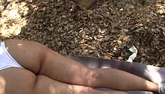 Exciting Naked Aerobic Workout In The Woods!