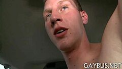 Detailed gay sex scene with passionate male encounters