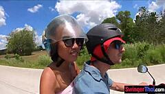 She says, 'Suck my big cock in public at the tourist site.'