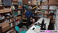 Teen Gal Ivi Punished With Huge Cock For Shoplifting Burglary