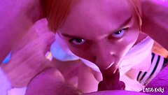 Estie kay gives sloppy blowjob and anal