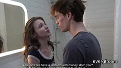 Dirt Poor Fella Lets Feisty Buddy Bang His Girlfriend For Cash In Hardcore Threesome