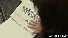 Charlotte Sins Takes Every Inch Of Robby Echo's Dick In Her Ass Outdoors