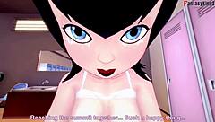 meru succubus fucks while friend watches 😈