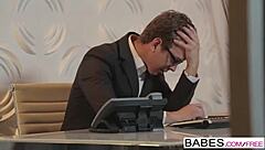 Aidra fox and ariana marie compete with markus bay in office obsession