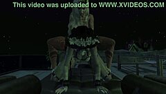 Is this ladyboy futanari cock in 3d game?