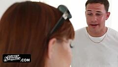 Horny Stepbrother Drills Stepsis Tight Twat! Watch Now!