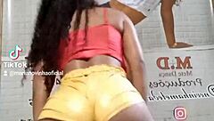 Latina beauty shows off her curvy booty in steamy sequel