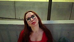 That Milf Gives An Amazing Blowjob In The Elevator!