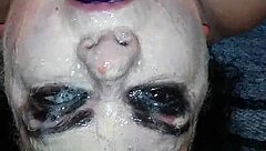 Ms Tl Throat Gets Messy With Dildo Toys In Emotional Session.