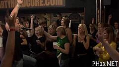 Blowjob orgy with horny sluts in group sex setting