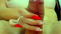 Shemale showcases big monster cock in a narrative Chartubate session