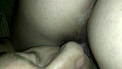 russian couple playing dirty with blowjob and pussy