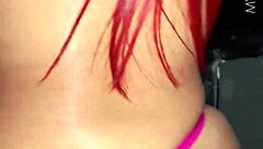 Petite teen fucks doggystyle on stairs after first date dinner