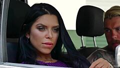 Dean vandamme stars in fetish taxi sex with Kira queen